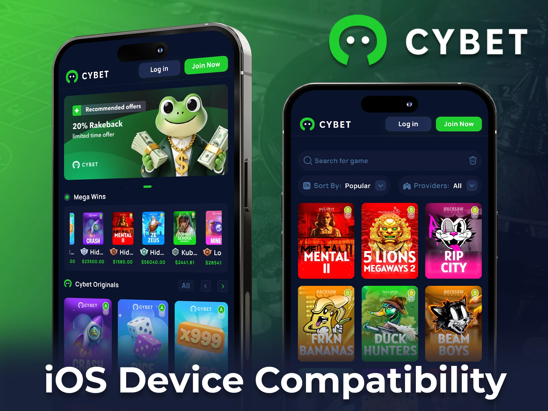 Cybet works on most modern iPhones and iPads, including popular models.
