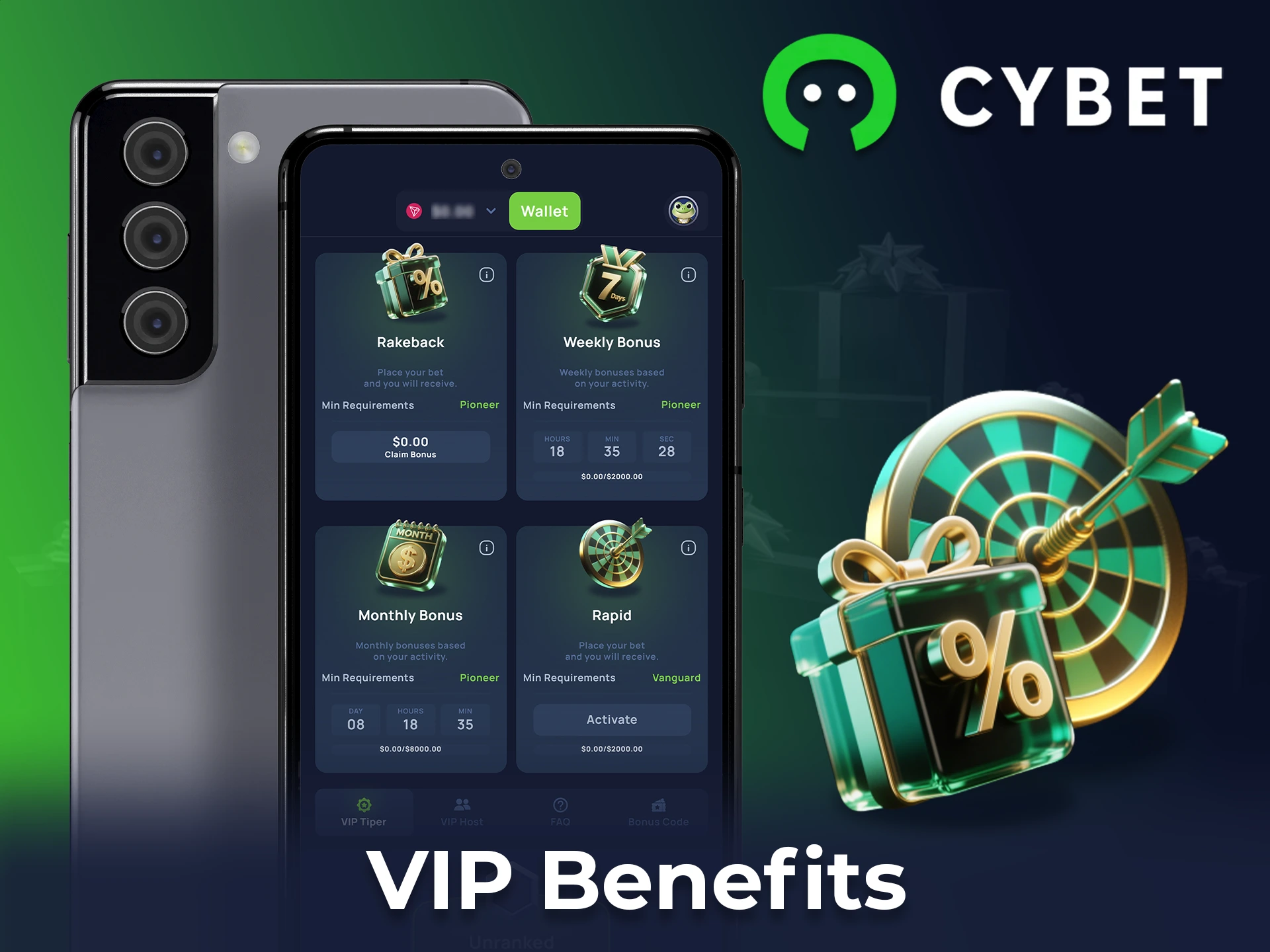 Cybet’s VIP program offers perks like higher limits, faster withdrawals, and exclusive promotions as you level up.