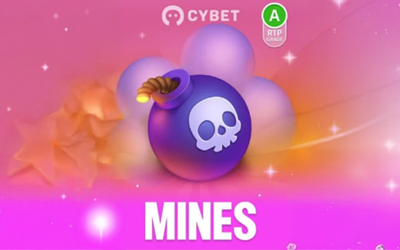 Cybet presents its original game Mines to its users.