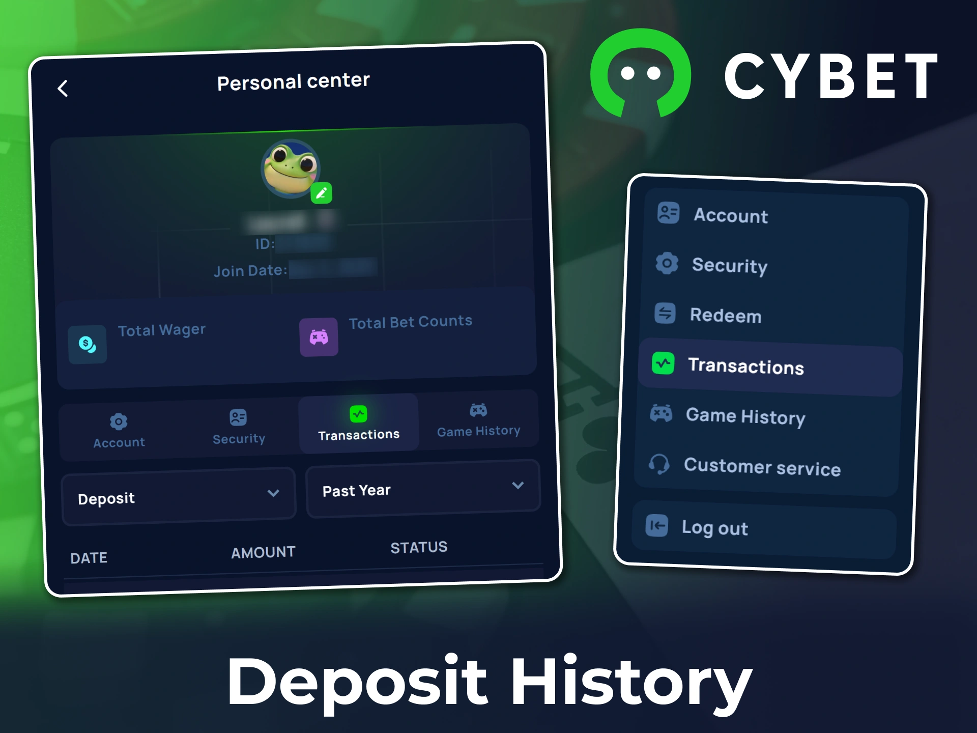 Discover how to check your deposit history on Cybet to track your transactions.