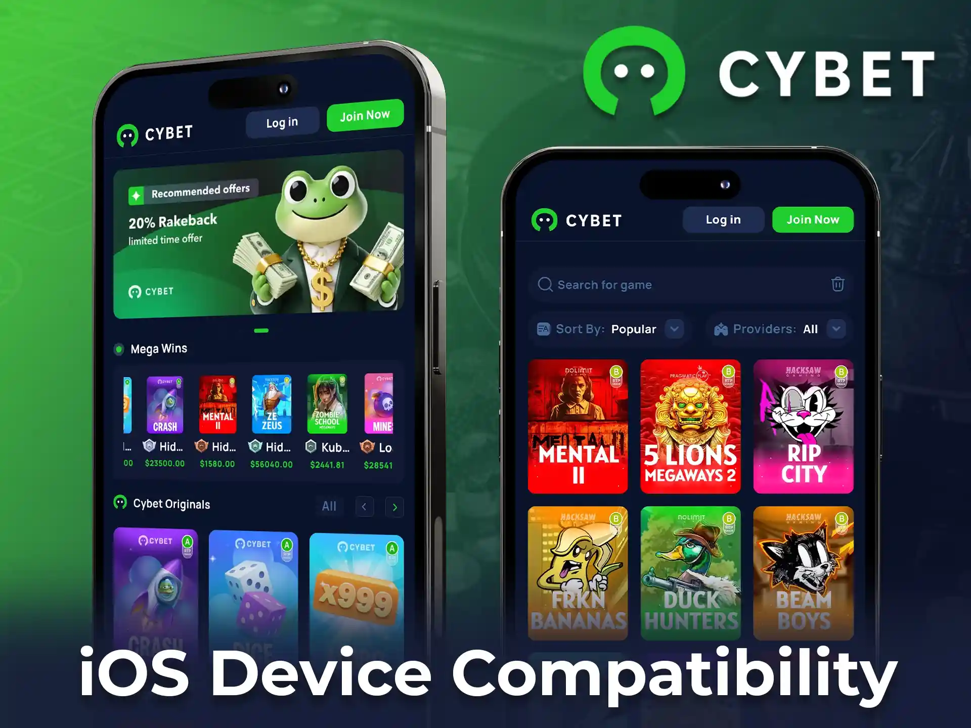 Supported iPhone and iPad models.