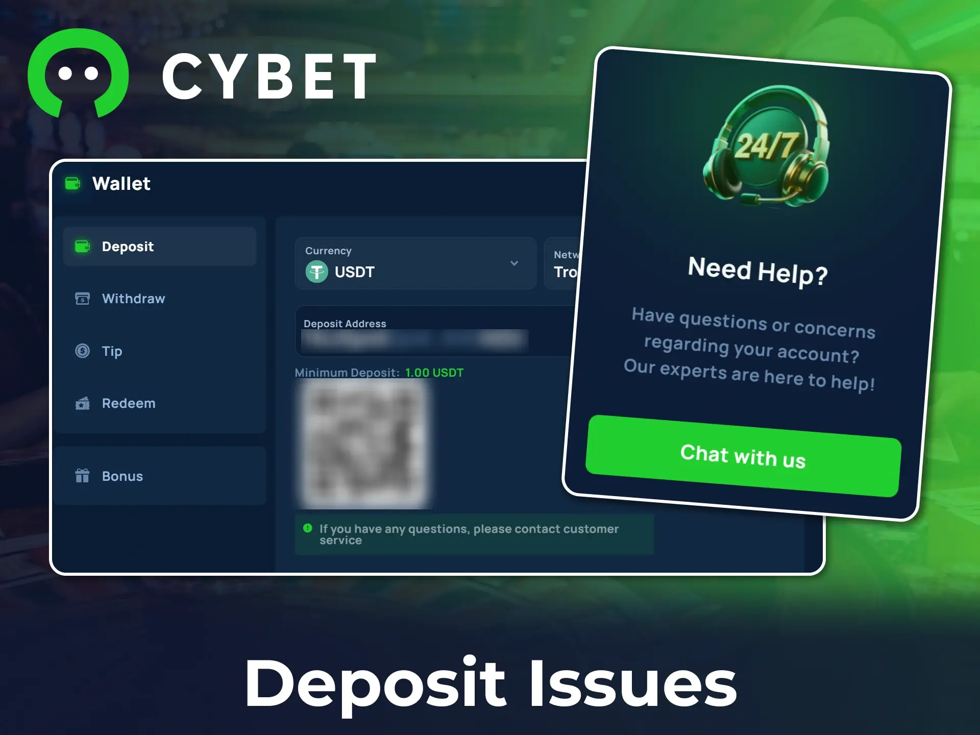 Get solutions for potential deposit issues at Cybet to ensure a smooth experience.