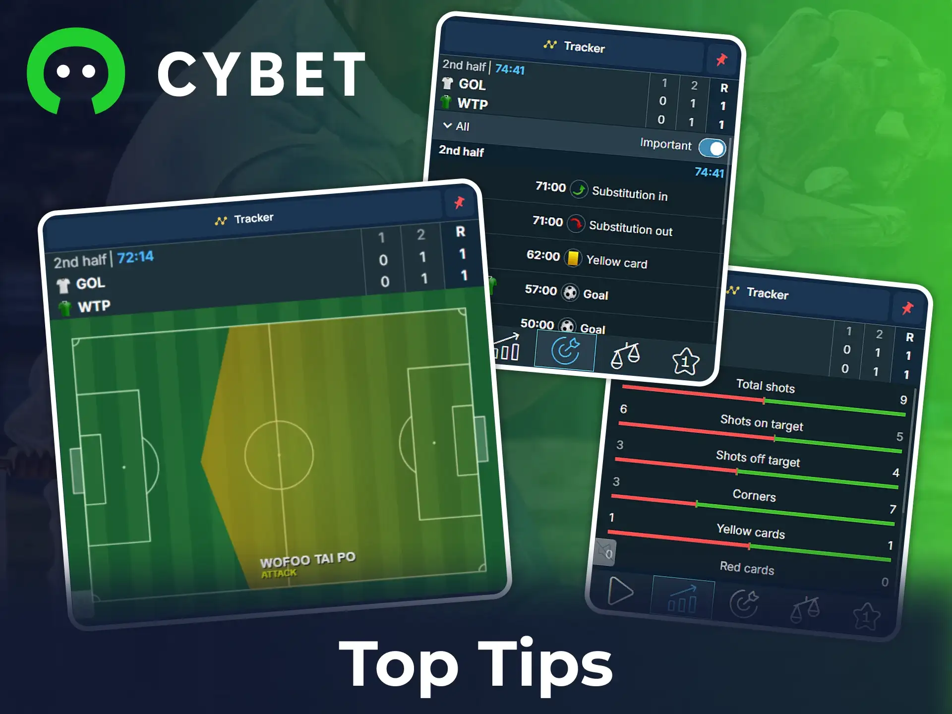 Lower your risks with those Cybet betting tips.