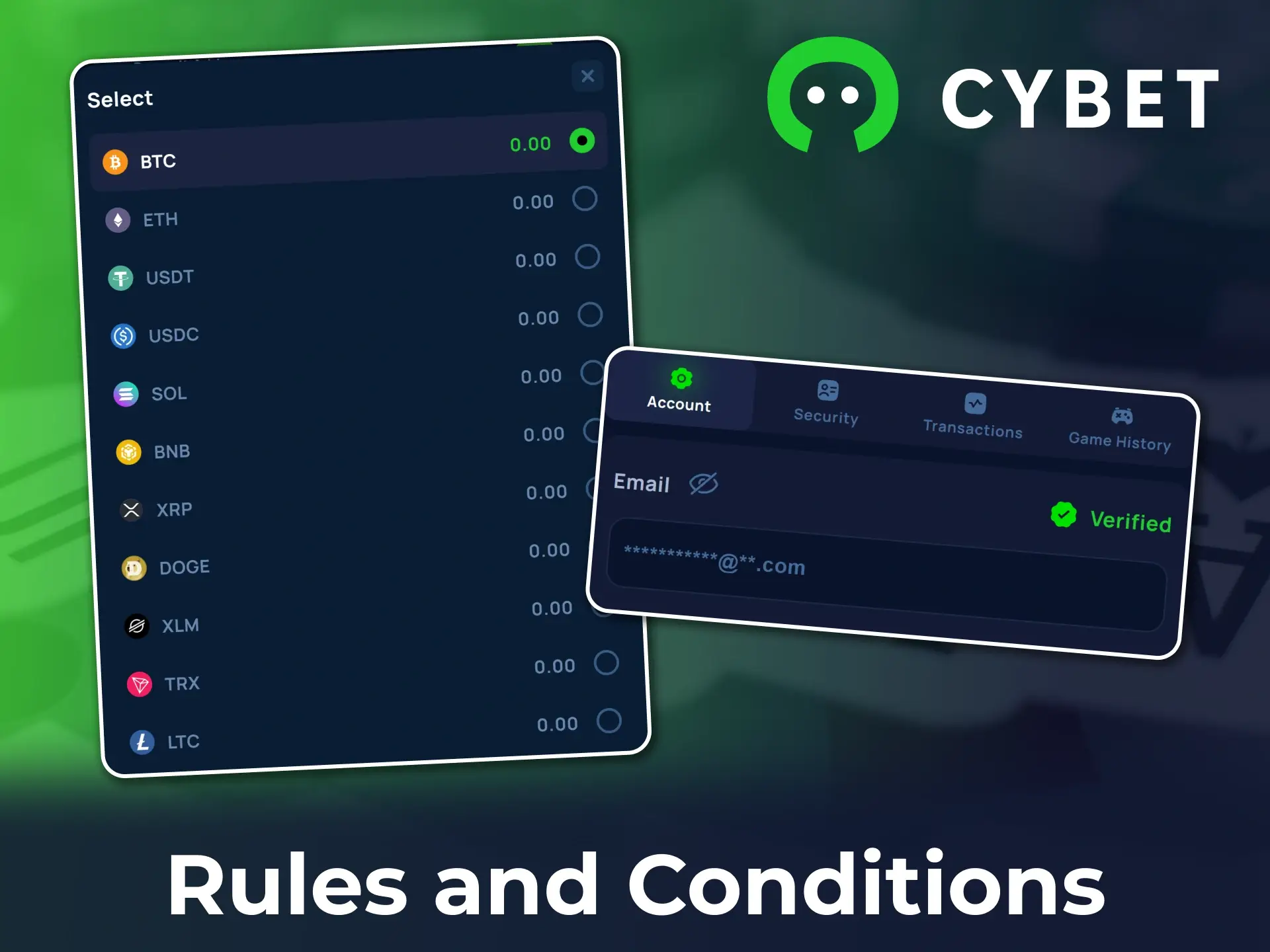 Familiarize yourself with the Cybet withdrawal rules and conditions regarding limits and verification.